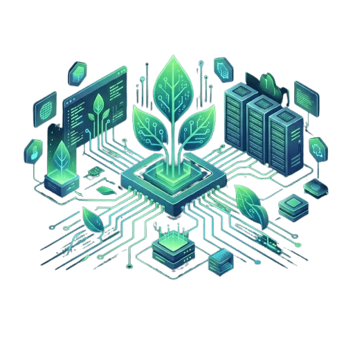 Digital roots and future growth concept