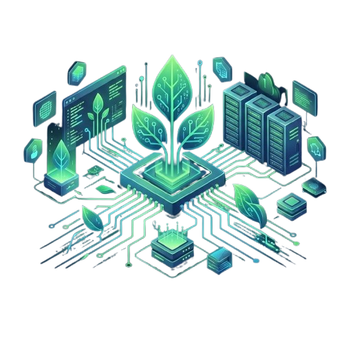 Digital roots and future growth concept